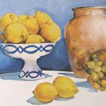 Cytryny i winogrona